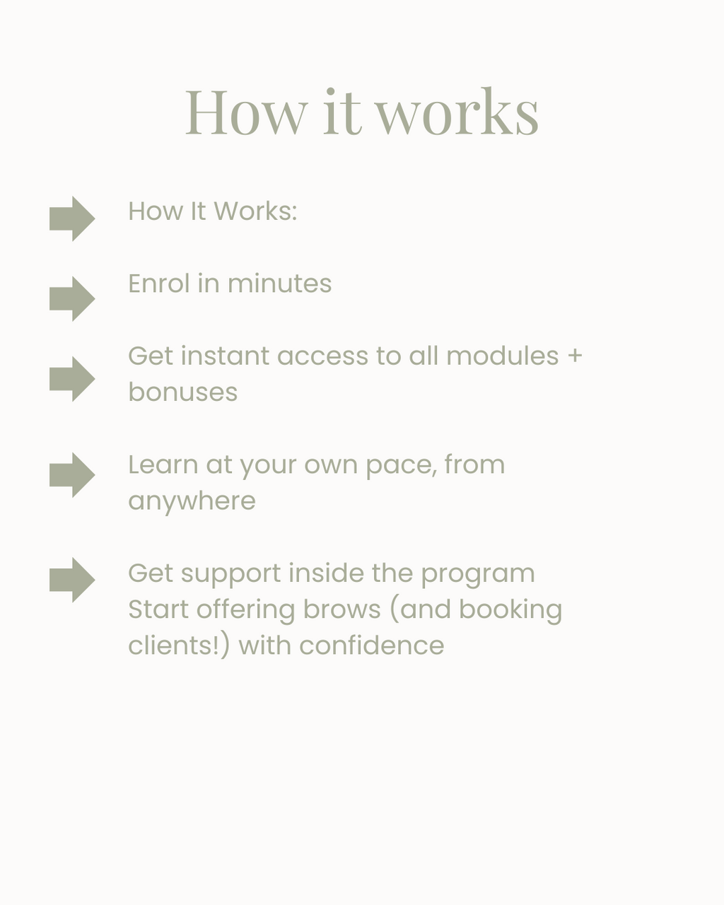 FREE course preview - Booked Out Brows