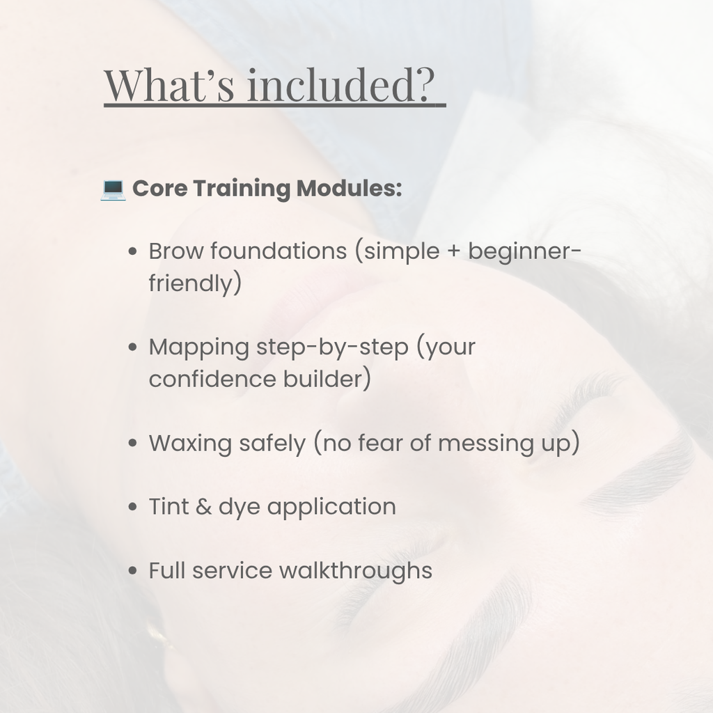 Booked-Out Brows: Our Beginner brow and business course