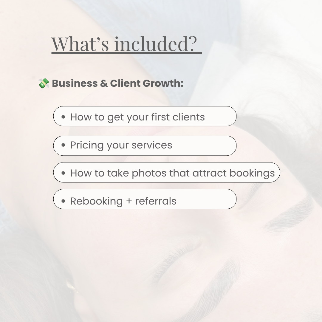 Booked-Out Brows: Our Beginner brow and business course