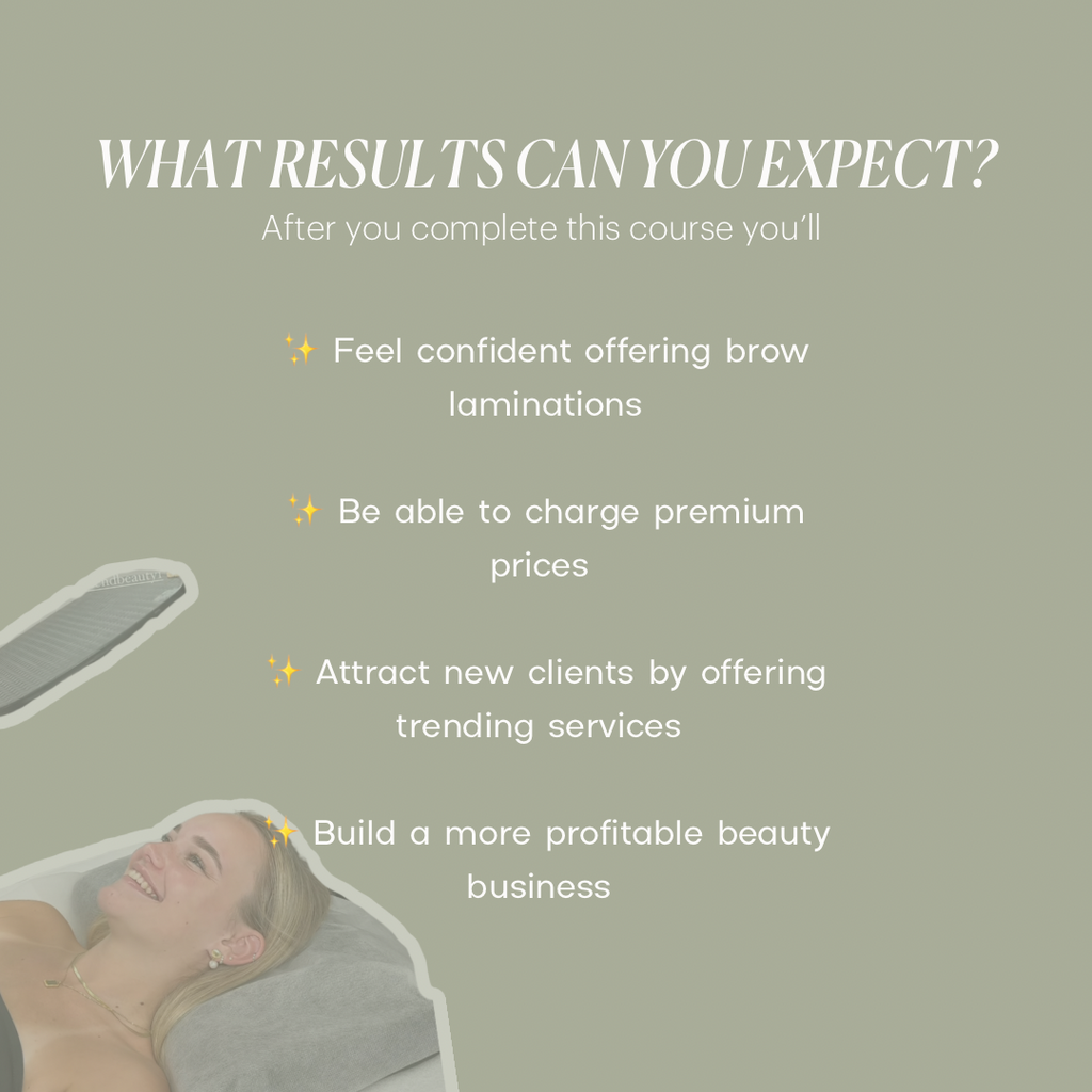 Brow Lamination Course